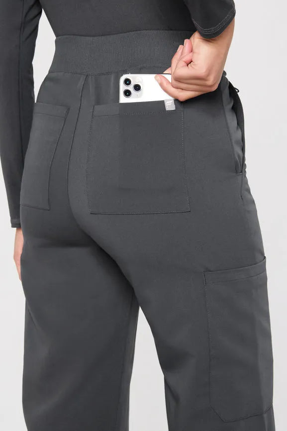 High-Rise Wide Leg Scrub Pant