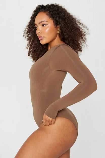 Nearly Naked Shapewear Long Sleeve Bodysuit