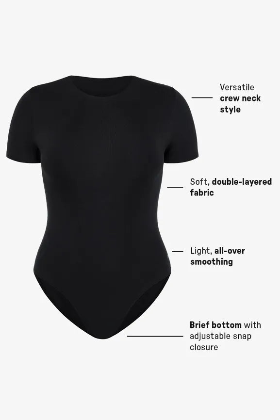 Snug Cotton Short Sleeve Brief Bodysuit