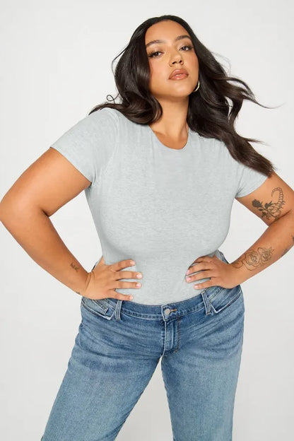 Snug Cotton Short Sleeve Brief Bodysuit