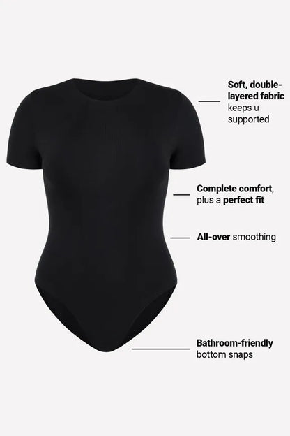 Snug Cotton Short Sleeve Brief Bodysuit
