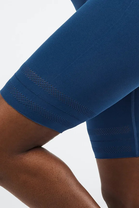 SculptKnit® High-Waisted Perforated Short