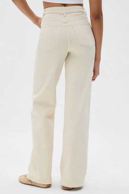 High Rise Wide Leg Jean