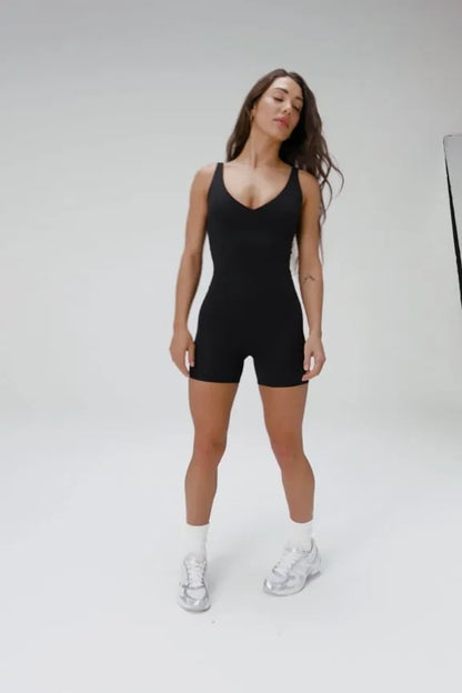 PureLuxe TLC Short Jumpsuit 4"