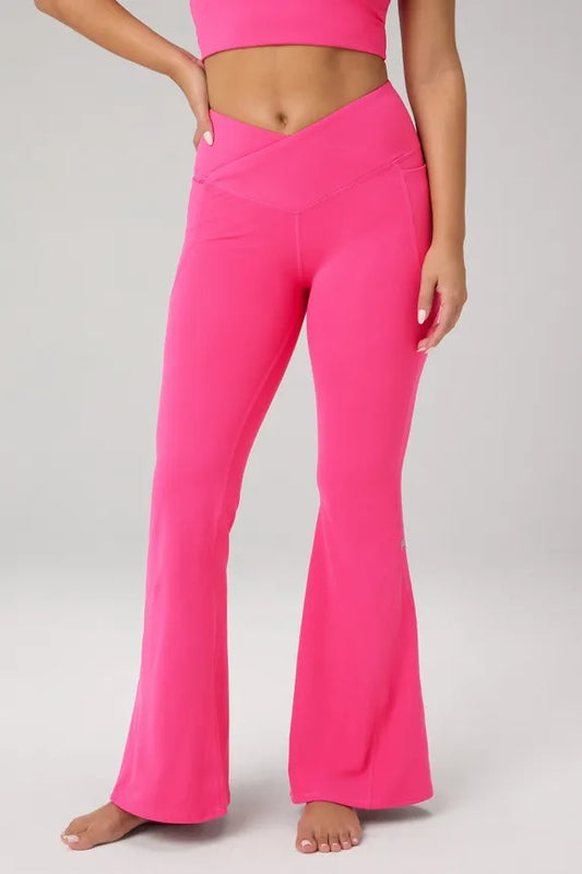 Oasis PureLuxe High-Waisted Crossover Flare