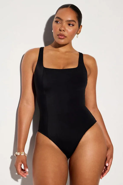Shaping Swim Waist Cinching One Piece