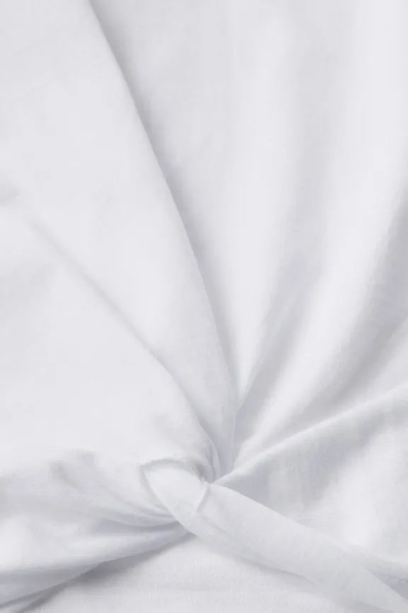 100% Cotton Front-Twist Tee