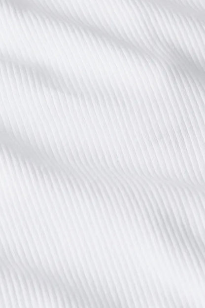 High Neck Rib Built-In Bra Tank