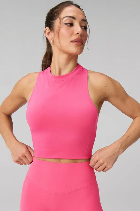 Feather Tech+ Racerback Cropped Tank
