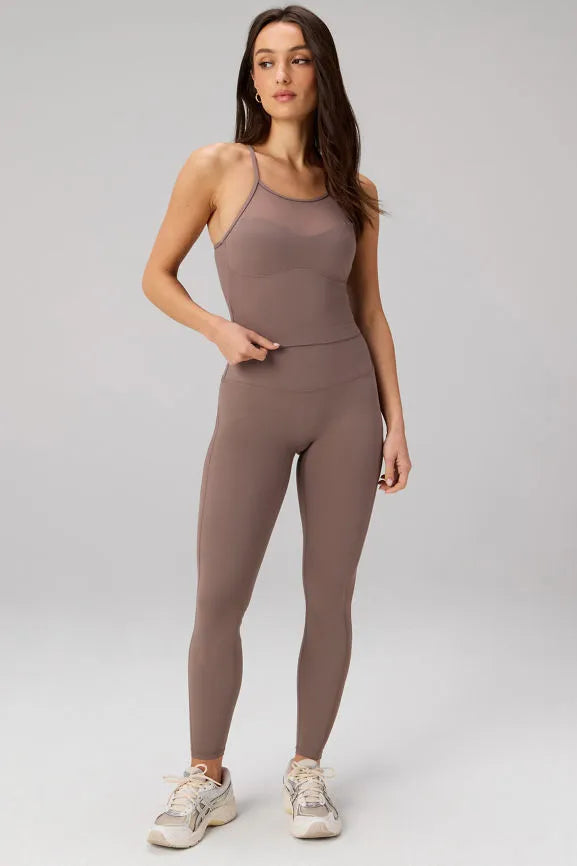 PureLuxe Mesh Built-In Bra Tank