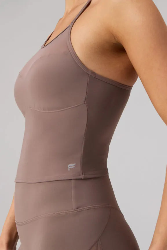 PureLuxe Mesh Built-In Bra Tank