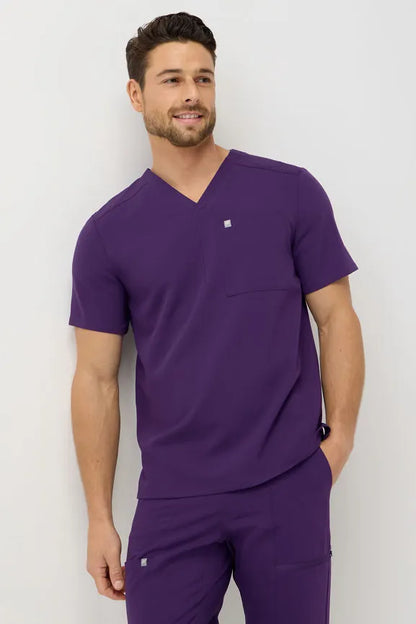 Helix 1-Pocket Scrub Top